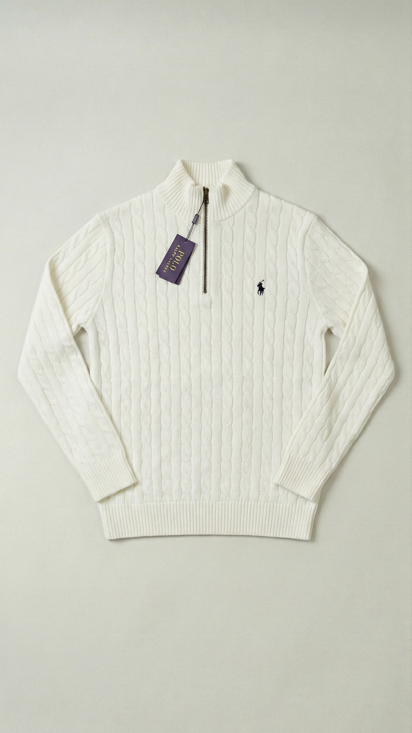 ralph lauren quarter zip sweater