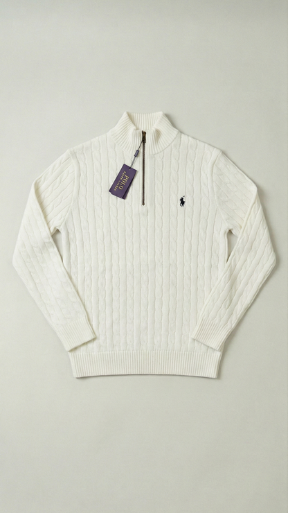 ralph lauren quarter zip sweater