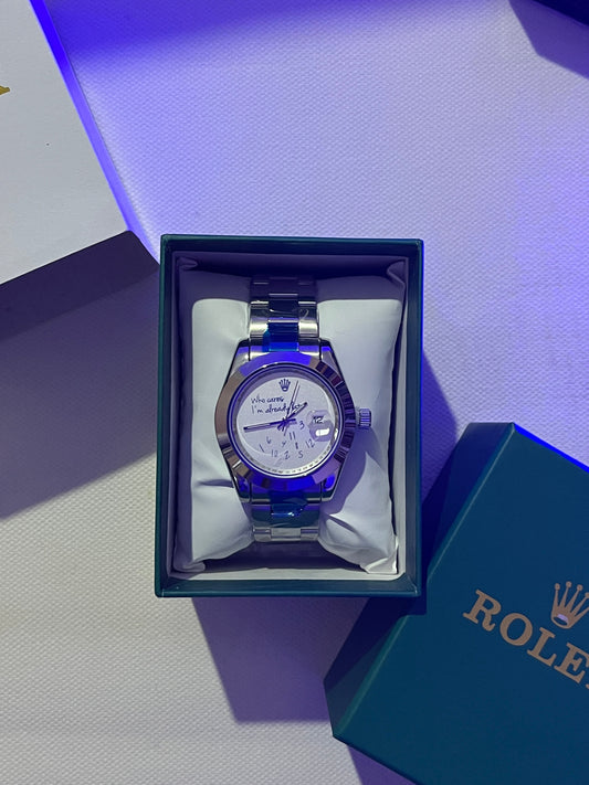 Who cares i'm already late watch